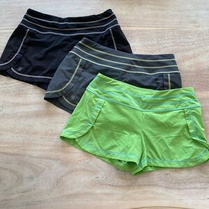 Athleta Running Shorts - Set of 3
